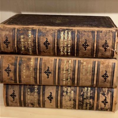 Antique “Works Of Charles Dickens” Trio