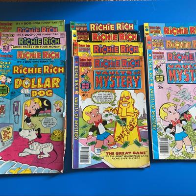Richie Rich Comics- Vaults Of Mystery And Dollar Dog Series