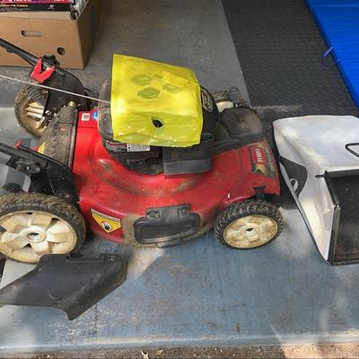 Toro Gas Powered Mower with Grass Bag 