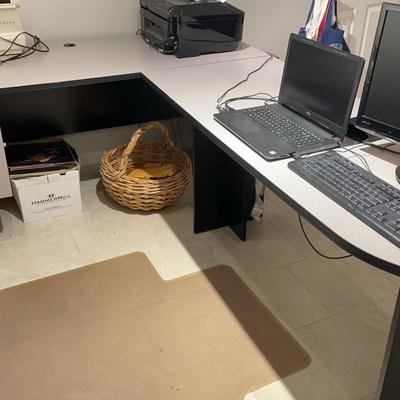 L-Shaped MDF Desk