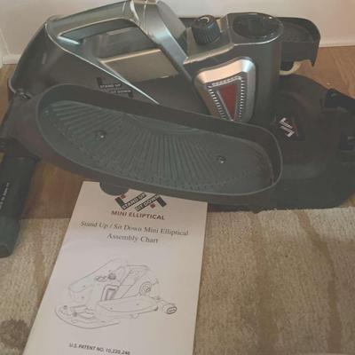 Stand Up / Sit Down Mini Elliptical 