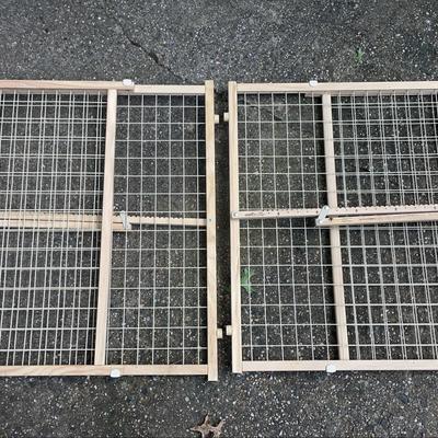 Pair of Wooden Baby Gates
