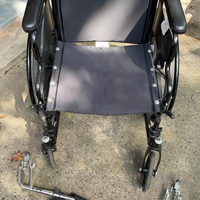 Invacare Wheel Chair & Foot Rests