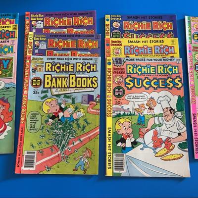Richie Rich Comic Books- Money World, Bank Books, Success