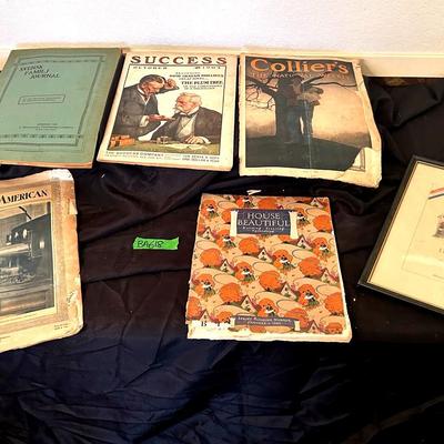 BA618 Vintage 1900 Era Magazines 