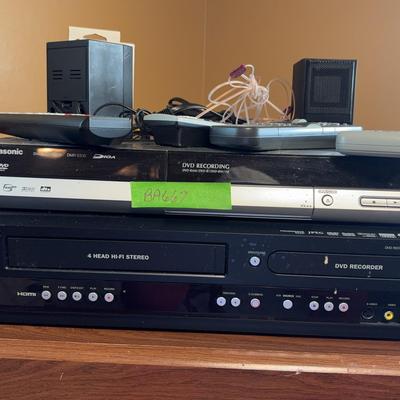 BA667 Panasonic And Magnavox DVD Recorders 