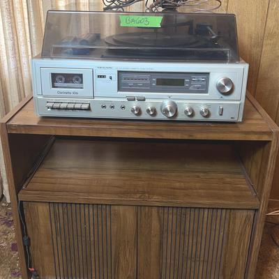 BA603 Realistic Stereo Music System & Music Cabinet