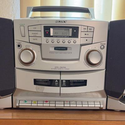 BA306 Sony CD Radio Cassette - border