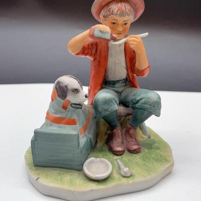 BA335 Norman Rockwell Gorham Figurine 
