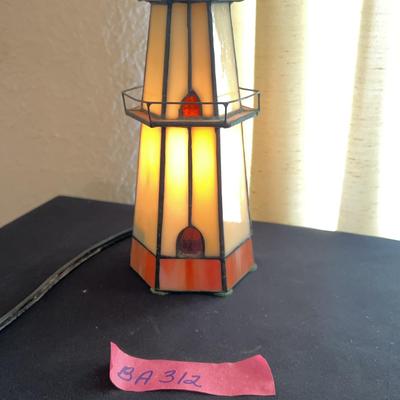BA312 Tiffany-Style Lighthouse #2