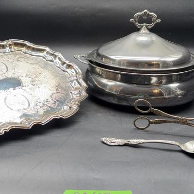 BA623 Leonard Silver Serving Bowl