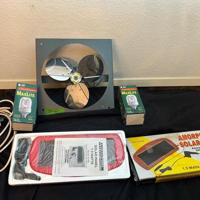 BA661 Garage Or Shed Vent Fan & More