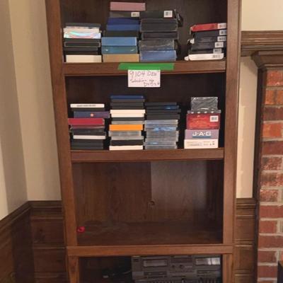 Tall Wooden Bookcase