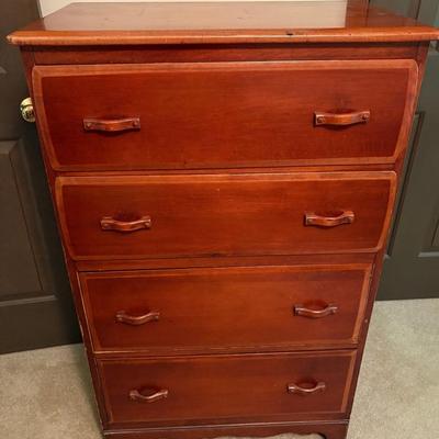 Vintage Four Drawer Chest Of Drawers