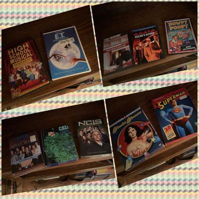 A large selection of DVD’s