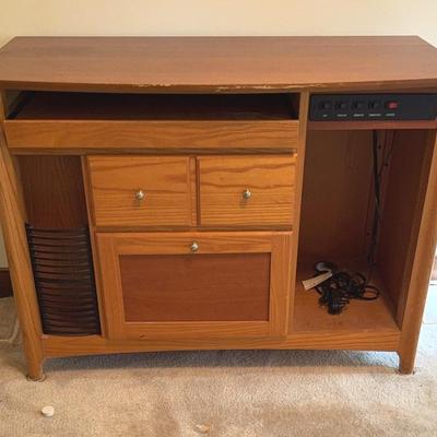 Computer Desk /Entertainment Center- Mid-Century Look