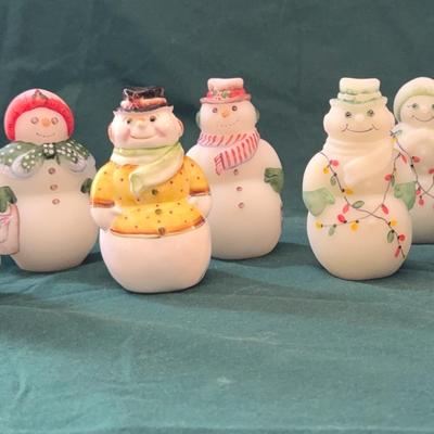 Fenton Snowmen And Missus 