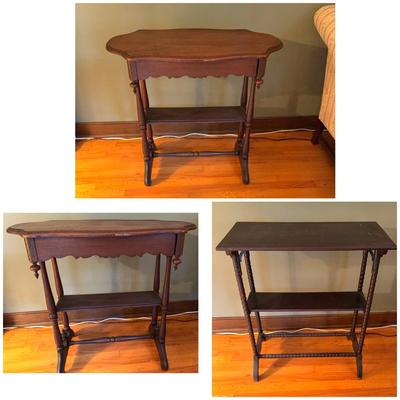 Three Small Vintage Tables