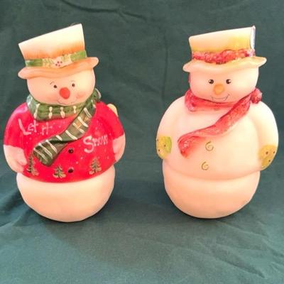 Fenton Snowman Fairy Lights Lot#3