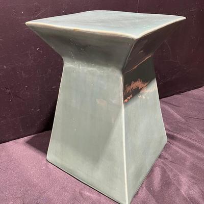 Emissary Upright Ceramic Garden Stool
