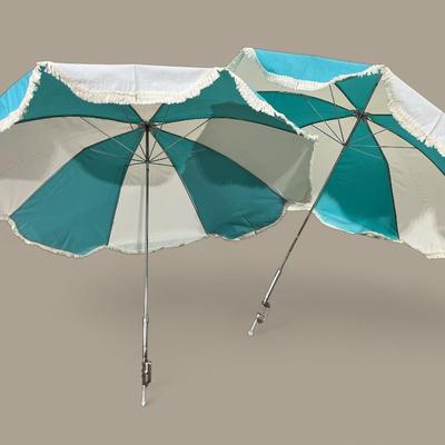 Retro Summertime Beach Umbrellas 