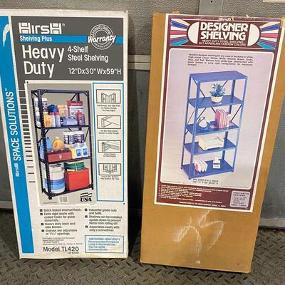 New In Box Heavy Duty Metal Shelves 