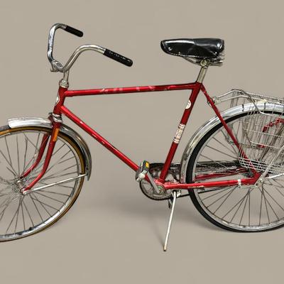 Vintage CCM Galaxie bicycle W/ Dual Basket On The Back