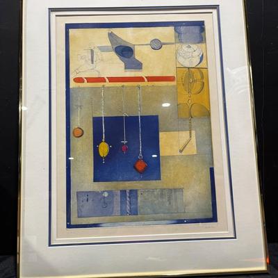 Surrealist Artwork Signed By Baltar