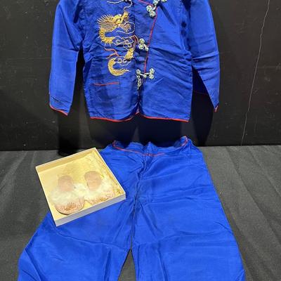 Vintage silk Oriental Children’s Dragon Outfit