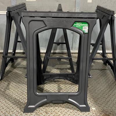 4 Plastic Folding Sawhorse’s