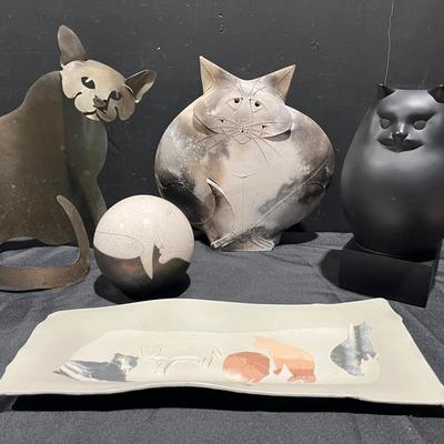 Cat Sculptures Ft. Mary Gates Dewey & David Lesser + More
