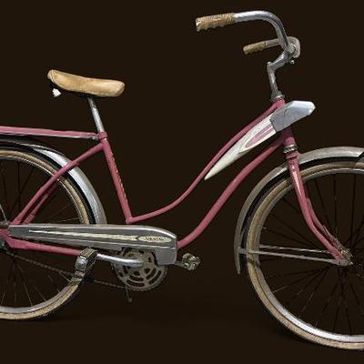 60s-70s Vintage Pink Hawthorne Bike