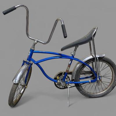 Vintage Montgomery Ward Blue Bicycle 