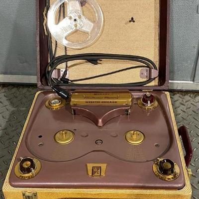 Vintage Webcor 210-1B Reel-To-Reel Tape Recorder Made By Webster Chicago Corp
