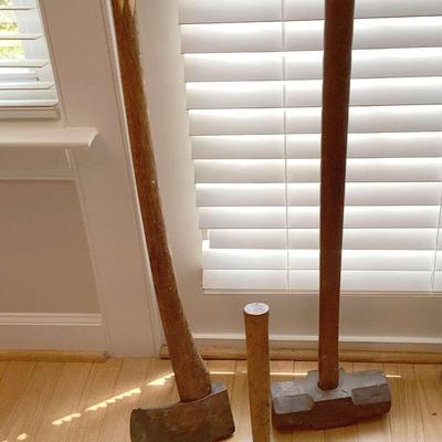 Vintage Sledgehammers & Axe