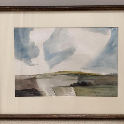 Scenic Watercolor by Larmer WC