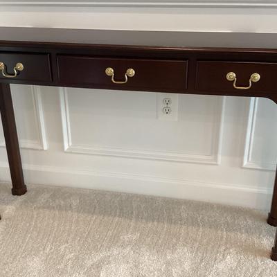 Dark Wood Hall Table