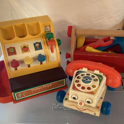 Trio of vintage Fisher-Price
