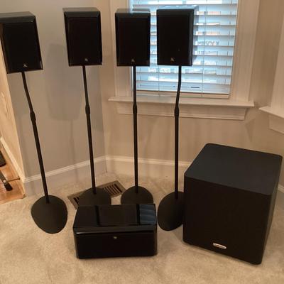 Stereo Speakers (5) & Woofer