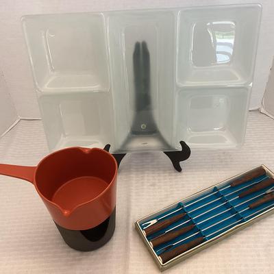 Vintage Fondue Set