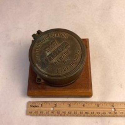 Brass guage cover, New Jersey 