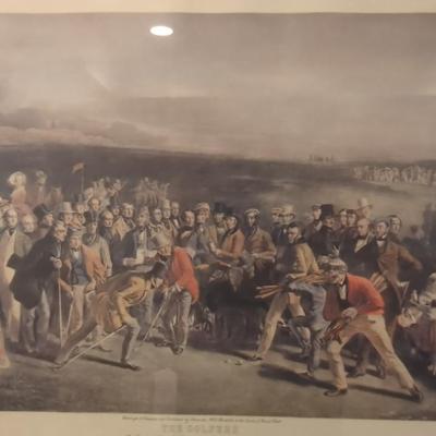 Charles Lees "The Golphers" Framed Print 