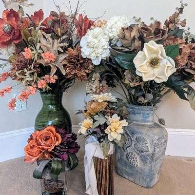 Four Everlasting Flower Arrangements