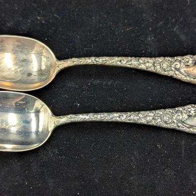 Antique Sterling Silver Spoons - #2