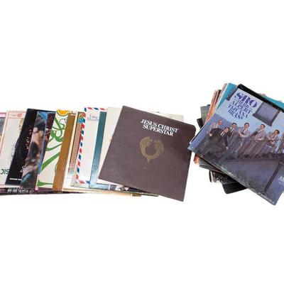 Assorted Vintage Records - 60s 70s Classics Mystery Lot