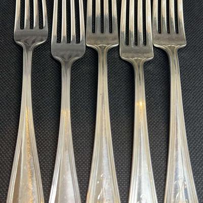 5 Sterling Silver Forks #1