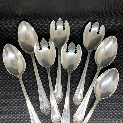 8 Sterling Silver Table Spoons  #2
