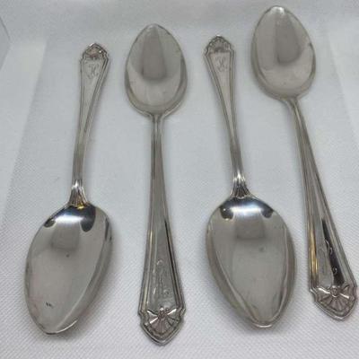4 Sterling Silver Spoons #2