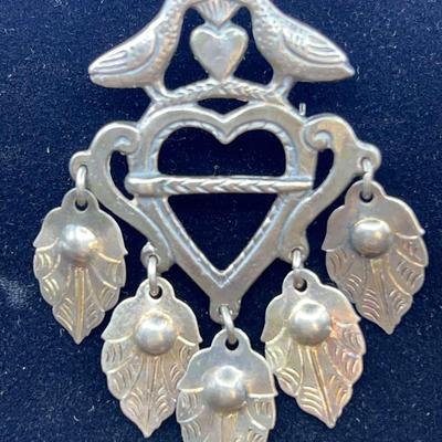 Antique Sterling Silver David Anderson Brooch