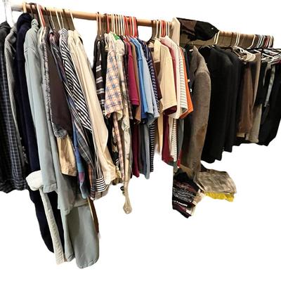 Large Lot of Men’s Clothing 